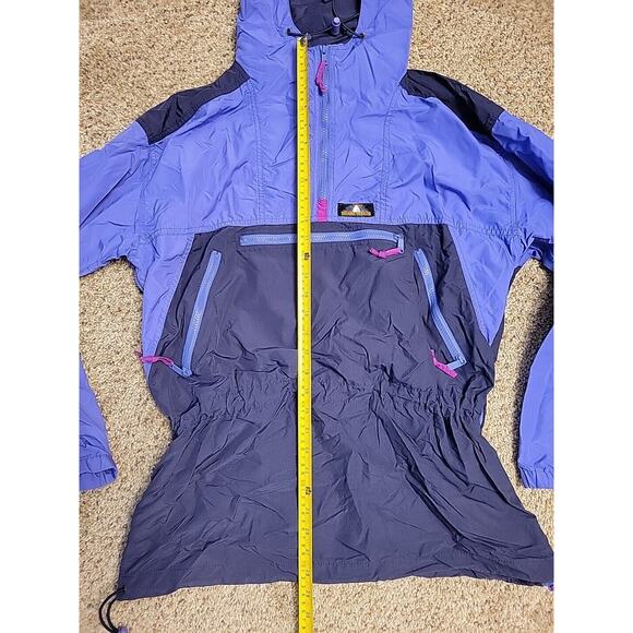 VTG Sierra Designs Anorak Pullover Jacket SZ Medium hooded quarter zip Womens - Picture 3 of 14
